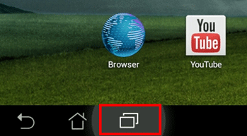 Android Desktop, Recent Apps Icon